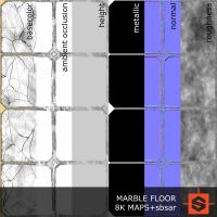 PBR marble floor texture DOWNLOAD